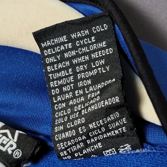 Starter Mens Blue Y2K 2000s Full Zip Streetwear Lightweight Track Jacket 2XL - Picture 11 of 11